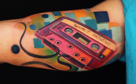 Audio Tape Tattoo Design Thumbnail